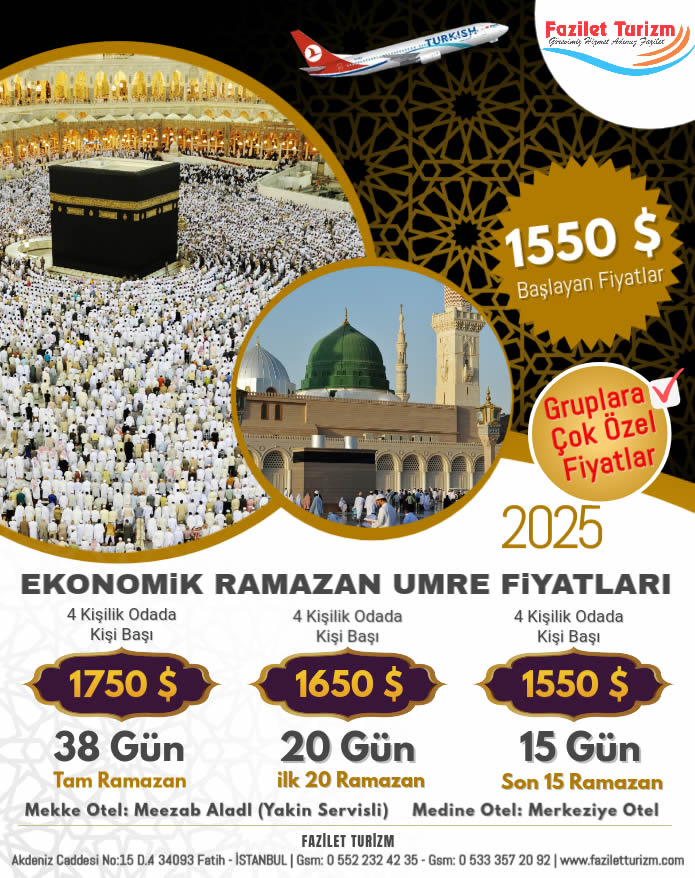 2025 Ramazan Umresi